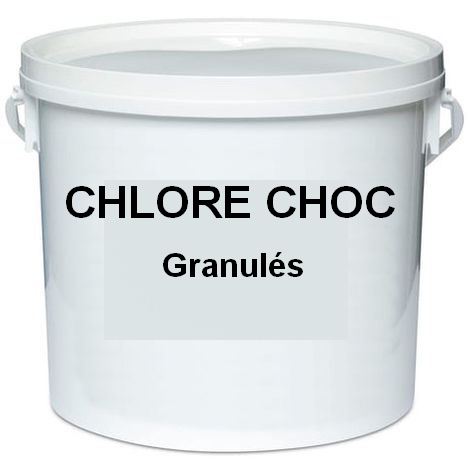 Chlore Choc granulé - Pack 2x5kg