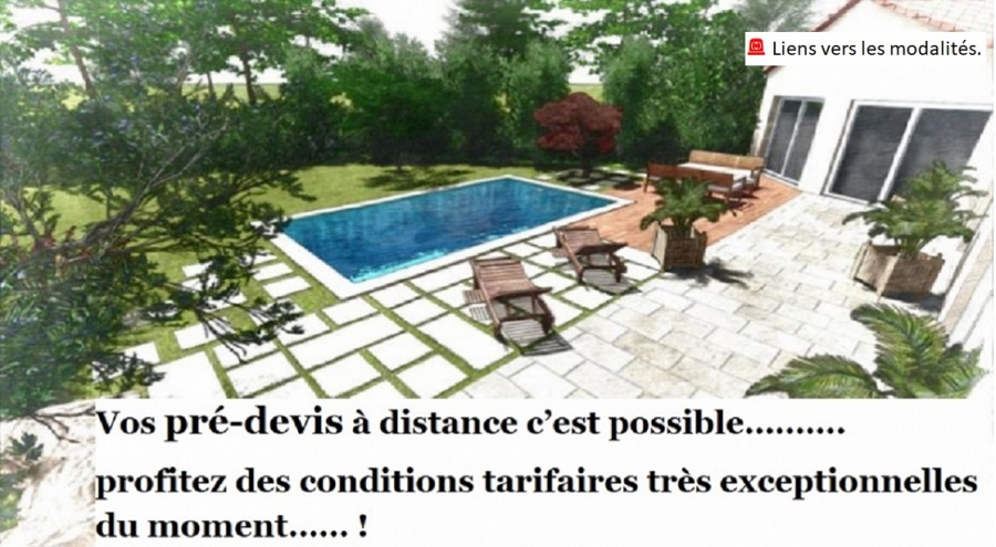DEVIS ETUDE PROMO PISCINE PRE-DEVIS CONDITIONS EXCEPTIONNELLES suite confinement COVID-19